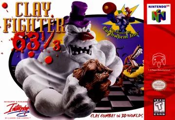 Clay Fighter 63 1-3 (USA) box cover front